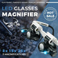 🎁Hot Sale 50% OFF⏳LED Glasses Magnifier🔥23x