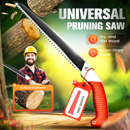 📢📢50 %  OFF !! ⏰Lightweight And Sharp Universal Pruning Saw With Sheath