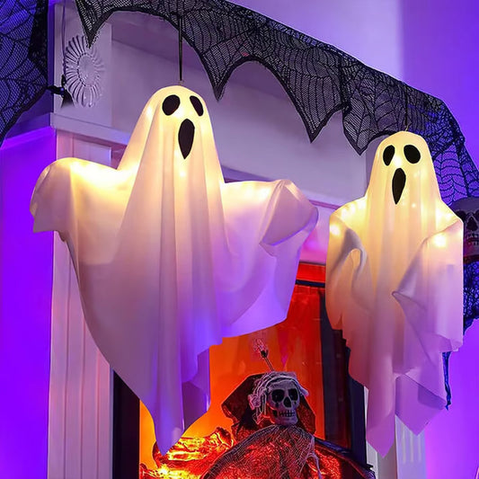 🔥 Last Day Promotion 50%OFF 🔥 Glowing Ghost Chandelier for Halloween Party Decor