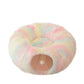 🐈2-in-1 Foldable Indoor Soft Round Cat Tunnel Bed