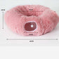 🐈2-in-1 Foldable Indoor Soft Round Cat Tunnel Bed