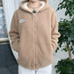 ❄🔥Women's Cozy Oversized Fuzzy Jacket with Zipper & Stand Collar
