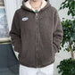 ❄🔥Women's Cozy Oversized Fuzzy Jacket with Zipper & Stand Collar