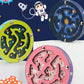 Double-Sided Wooden Marble Maze Game Toy