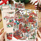 Christmas Cabin DIY Sticker Scene Kit