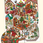 Christmas Cabin DIY Sticker Scene Kit