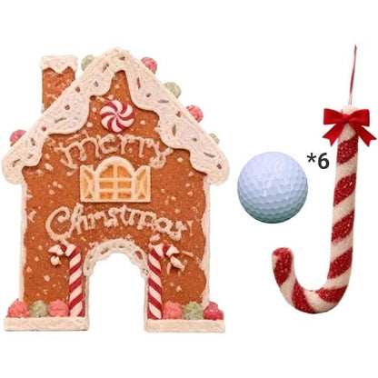 Christmas Gingerbread Golf Game Set