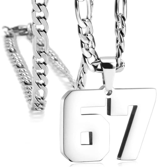 67 Number Pendant Necklace – A Statement Piece for Every Fashionista